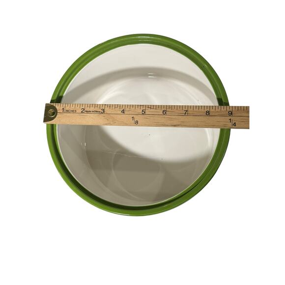 Martha Stewart Macy's Ceramic Casserole Dish Green Cow Lidded 9" Kitchen Decor - Picture 10 of 13